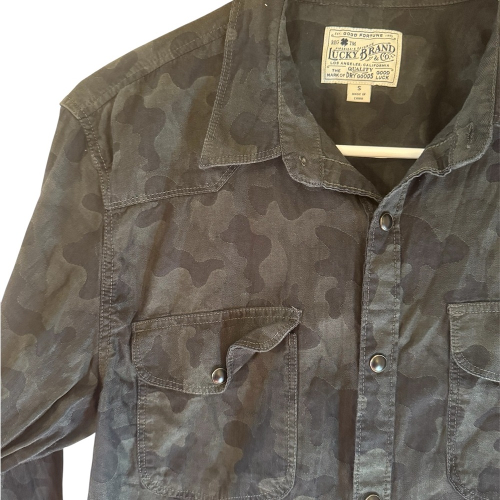 Lucky Brand Black Lightweight Shirt Jacket – Size Small